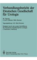 Verhandlungsbericht Der Deutschen Gesellschaft Für Urologie