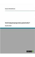Sind Computerprogramme patentierbar?