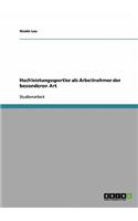 Hochleistungssportler als Arbeitnehmer der besonderen Art