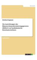 Auswirkungen des Bilanzrechtsmodernisierungsgesetzes (BilMoG) auf kaufmännische Einzelunternehmen