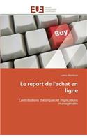 report de l'achat en ligne