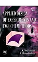 Applied Design Of Experiments And Taguchi Methods