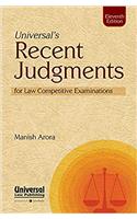 Universals Recent Judgments for Law Competitive Examinations