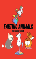 farting animals coloring book