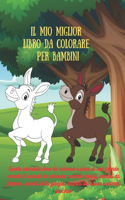 Il mio miglior libro da colorare per bambini - Questo adorabile libro da colorare è pieno di una grande varietà di animali da colorare