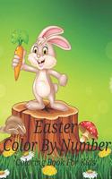 Easter Color By Number Coloring Book For Kids