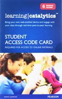 Learning Catalytics--Standalone Access Card--6 Months