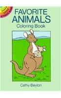 Favorite Animals Coloring Book: (Dover Little Activity Books)