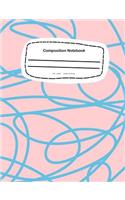 Composition Notebook: 7.44 x 9.69, 18.90 x 24.61cm - Wide Rule School Notebook Journal