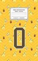 Primary Composition Notebook Grades K-2 Story Journal O