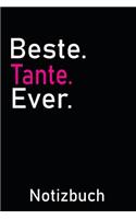 Beste Tante Ever Notizbuch