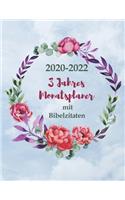 2020-2022 3-Jahres Monatszeitplaner mit Bibelzitaten