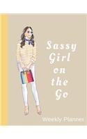 Sassy Girl on the Go: WEEK AT A GLANCE DAILY PLANNER - Weekly Spread per Page with Daily To-do List