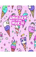 Unicorn Nurse: Cute Journal Notebook for Nursing Student and Practitioner with Large 8.5 x 11 Blank Ruled White Paper (Perfect for School, Medical, Clinical and Ho