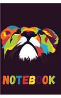 Notebook: Cute Lion Notebook/Journal for Adults/Children Animals Lovers to Writing (6x9 Inch. 15.24x22.86 cm.) College Ruled Lined Paper 121 Blank Pages (ORAN