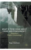 What Is to Be Done about Crime and Punishment?