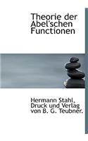 Theorie Der Abel'schen Functionen