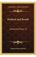 Method and Result: Collected Essays V1