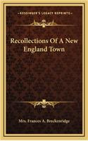 Recollections of a New England Town