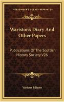 Wariston's Diary and Other Papers