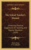 School Teacher's Manual