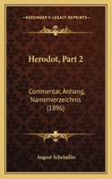 Herodot, Part 2: Commentar, Anhang, Namenverzeichnis (1896)(German)