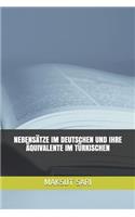 Nebensätze im Deutschen und ihre Äquivalente im Türkischen