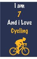 I am 7 And i Love Cycling
