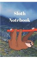 Sloth notebook: Lined notebook, Journal Diary, Composition notebook, Blank Lined Journal 120 Pages - Large (6 x 9inches), for sloth lover, sloth gifts , Journal not