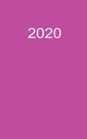 2020: Terminbuch 2020 A5 Lila