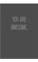 You Are Awesome.