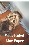 Wide Ruled Line Paper