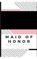 Maid of Honor- Planner To Do List