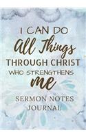 Sermon Notes Journal