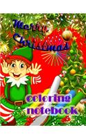 Merry Christmas coloring notebook: 100 Coloring Pages: Minions Christmas Coloring Book, Christmas Gift, For Kids, Crafts for Children, Coloring Pictures, ... Pictures, Unlined, Unoffi