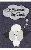 Poodle Lined Notebook