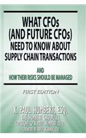 What CFO's Need to Know About Supply Chain Transactions