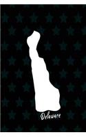 Delaware: Awesome Travel Journal; Blank Lined Notebook; Cute and Cool Diary; Wide Ruled 6x9 in, 100 pages