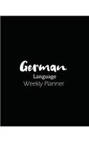 German Language Weekly Planner