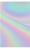 Faux Iridescent Journal: Holographic Journal: Holographic Journal for Girls: Holographic Notebook