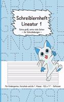 Schreiblernheft Lineatur 1