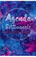 Agenda Settimanale Watercolor Universe