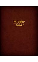Hobby Notebook: 1/2 Inch Cross Section Graph Ruled, 120 Pages, 8.5" x 11"