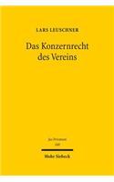 Das Konzernrecht Des Vereins