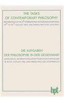 The Tasks of Contemporary Philosophy / Die Aufgaben der Philosophie in der Gegenwart