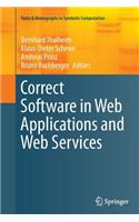 Correct Software in Web Applications and Web Services