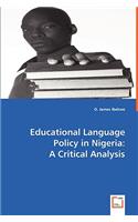 Educational Language Policy in Nigeria