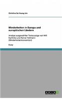 Minderheiten in Europa und europäischen Ländern