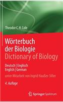 Wörterbuch der Biologie Dictionary of Biology