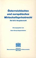 Osterreichisches Und Europaisches Wirtschaftsprivatrecht